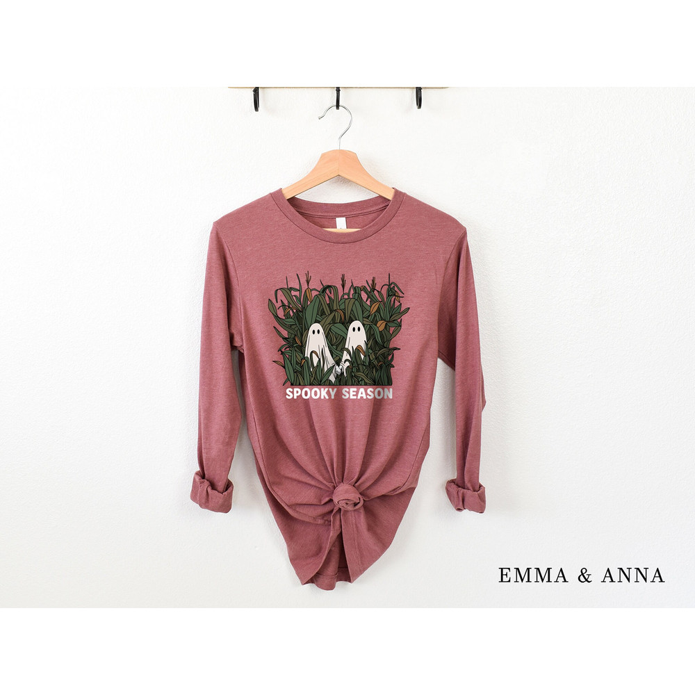 Halloween Shirt, Spooky Season Shirt, Halloween T-Shirt, Cute Ghost Shirt, Fall Shirts for Women, Pumpkin Shirt, Trick or Treat Shirt - 4.jpg