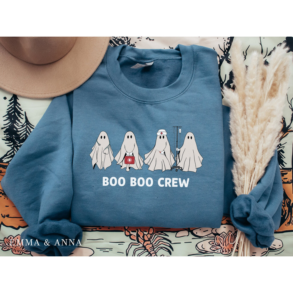 Halloween Sweatshirt, Boo Boo Crew Shirt, Halloween Nurse Shirt, Funny Halloween Shirt, Nurse Sweatshirt, Nursing Gifts, Nursing Student - 3.jpg