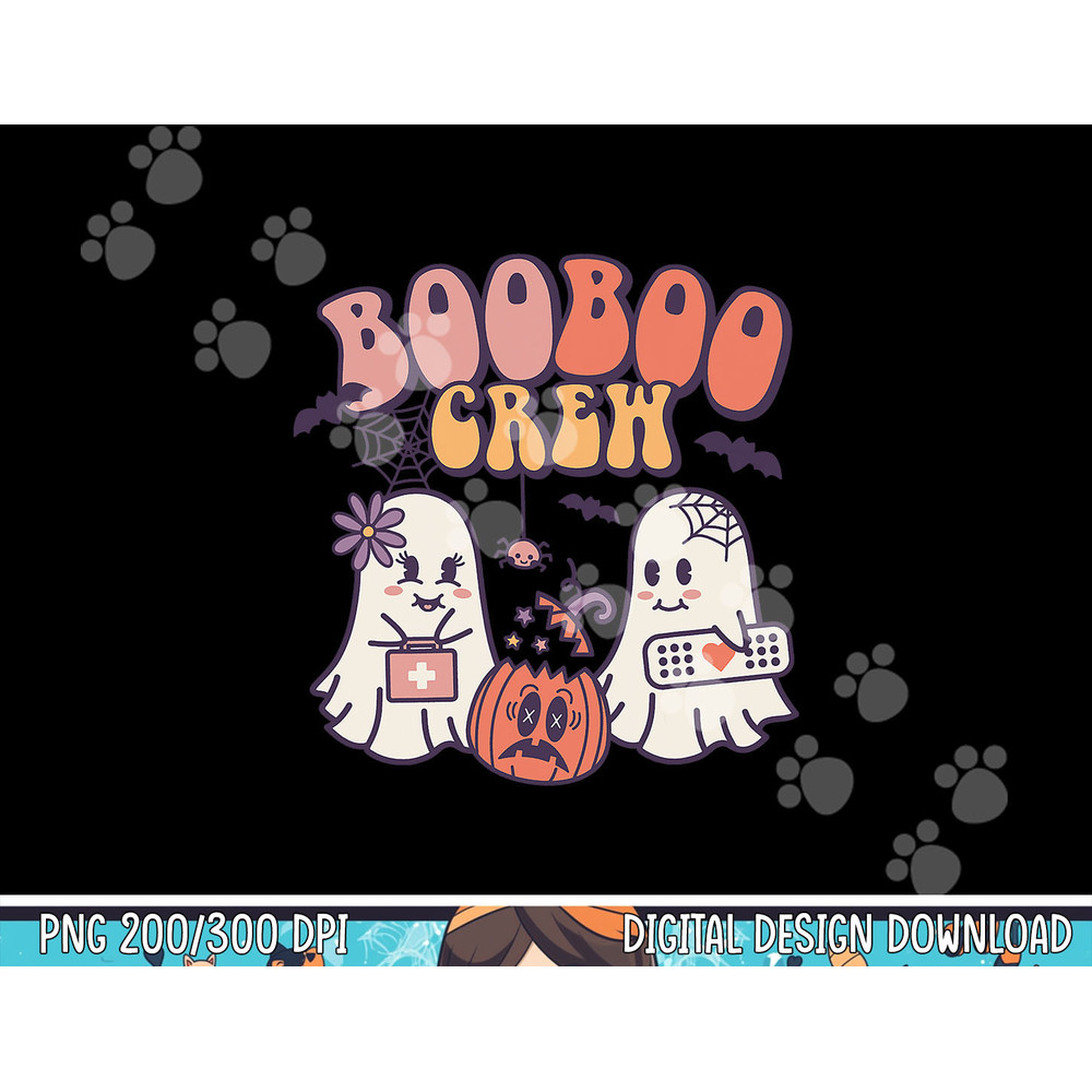 Boo Boo Crew Ghost Doctor Paramedic EMT Nurse Halloween png, sublimation copy.jpg