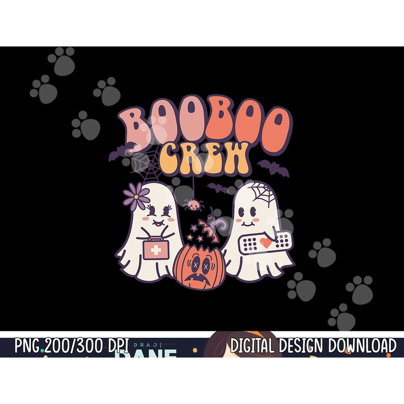 Boo Boo Crew Ghost Doctor Paramedic EMT Nurse Halloween png, sublimation copy.jpg