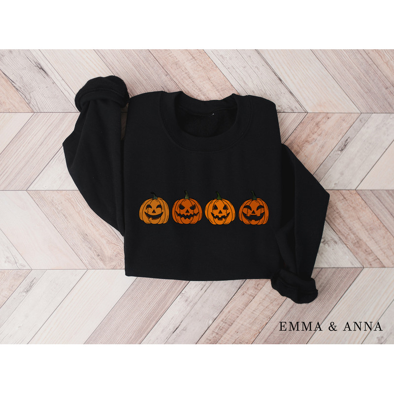 Halloween Sweatshirt, Halloween Sweater, Halloween Crewneck, Jack-o-Lantern Sweatshirt, Pumpkin Sweatshirt, Halloween Shirt, Fall Shirts - 4.jpg