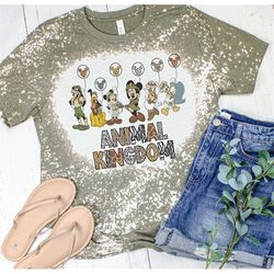 bleached animal kingdom tshirts, safari tshirts, disneyworld animal leopard shirts, mickey minnie animal kingdom shirt