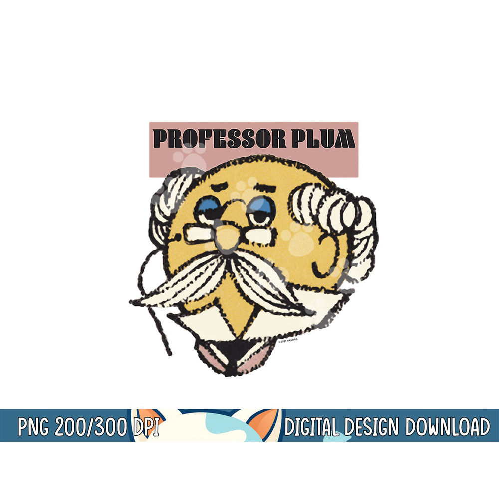 Clue Halloween Professor Plum Big Face png, sublimation copy.jpg