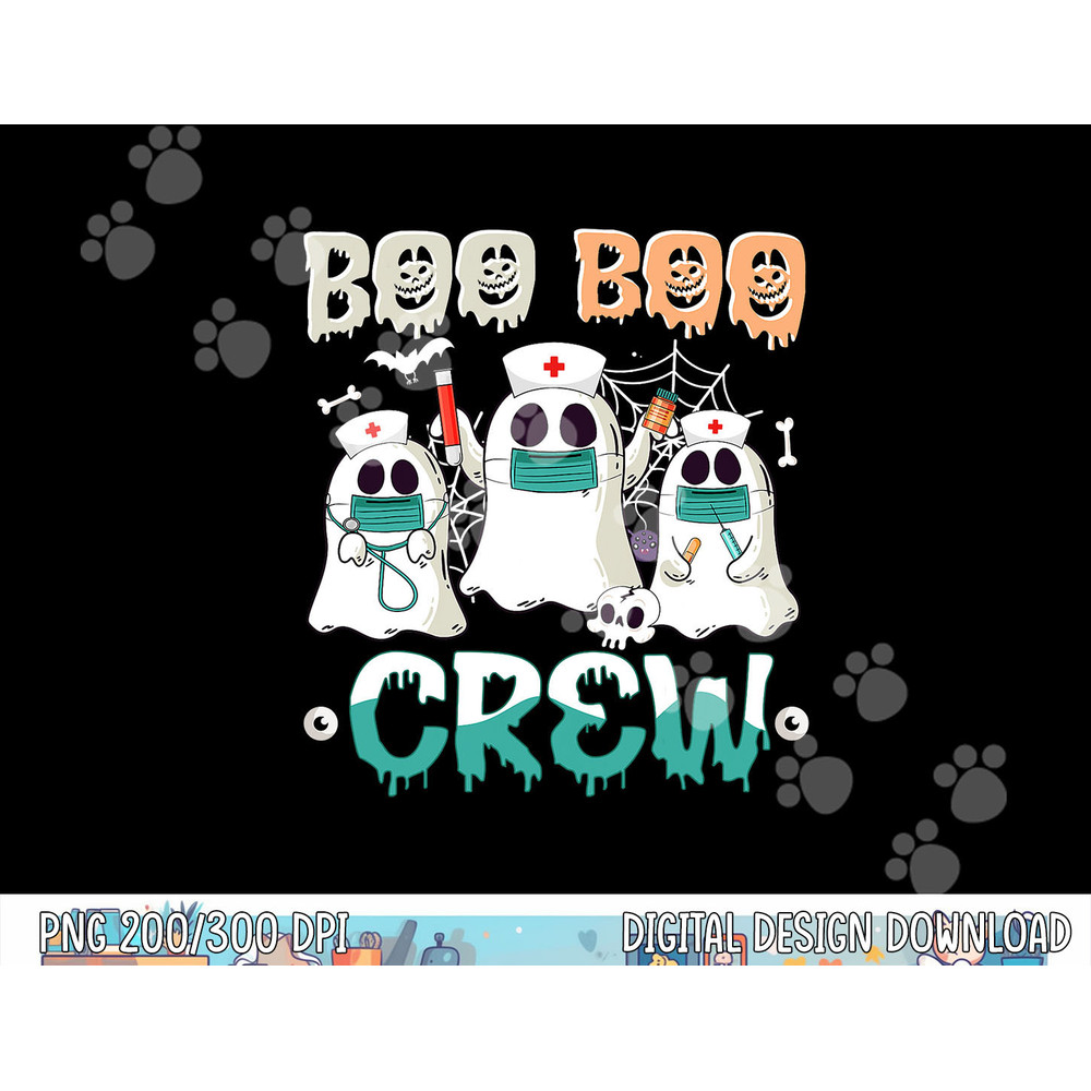 Boo boo Crew Nurse Halloween Ghost Costume Matching png,sublimation copy.jpg