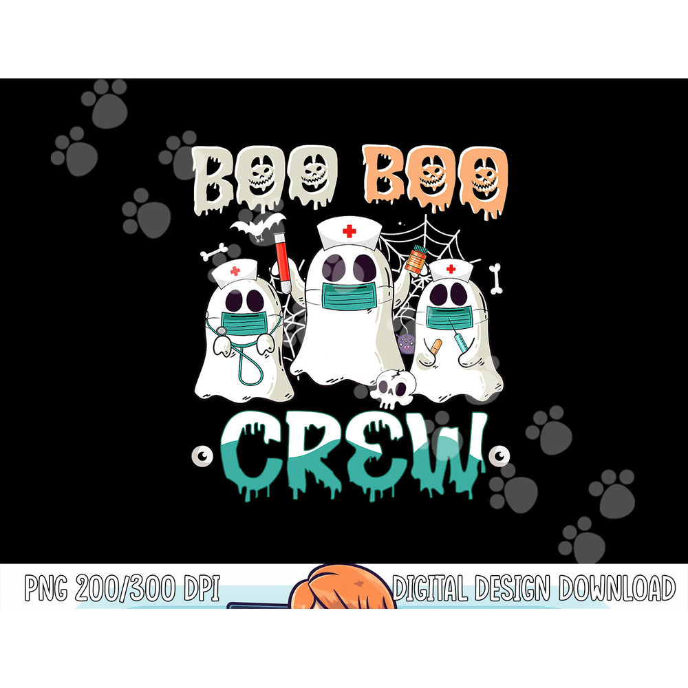 Boo boo Crew Nurse Halloween Ghost Costume Matching png,sublimation copy.jpg