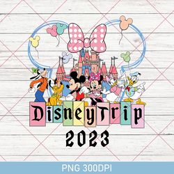 funny disney trip 2023 png, disney mickey minnie png, disneyworld png 2023, vintage disneyland png, disney vacation png