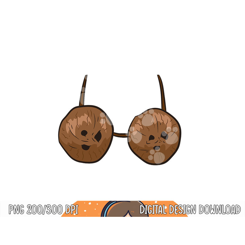 Coconut Summer Coconuts Bra Funny Coconut png, sublimation copy.jpg