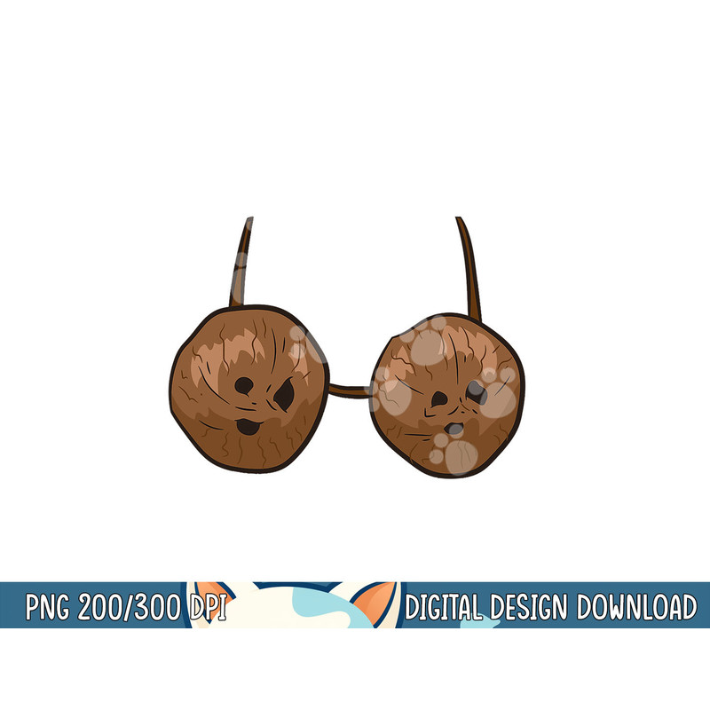 Coconut Summer Coconuts Bra Funny Coconut png, sublimation copy.jpg