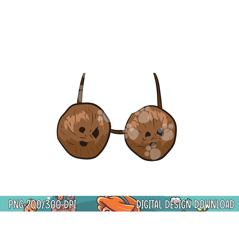 Coconut Summer Coconuts Bra Funny Coconut png, sublimation copy.jpg