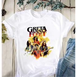 graphic greta van fleet band shirt, rock music greta van fleet unisex shirt, tour 2023 greta van fleet shirt, greta van