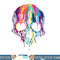 Colorful Melting Skull Art Graphic Halloween TShirt copy.jpg