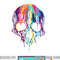 Colorful Melting Skull Art Graphic Halloween TShirt copy.jpg