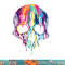 Colorful Melting Skull Art Graphic Halloween TShirt copy.jpg