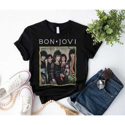 Bon Jovi Retro Photo Frame T-Shirt, Bon Jovi Shirt Fan Gifts, Bon Jovi Band Shirt, Bon Jovi Vintage Shirt, Bon Jovi Tour