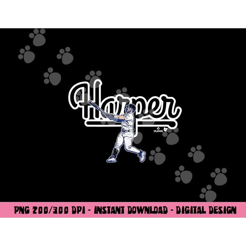 Bryce Harper - Philly Swing - Philadelphia Baseball png, sublimation copy.jpg