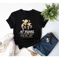47 years of u2 band signature t-shirt, classic rock u2 band shirt, u2 band vintage shirt, u2 band unisex shirt, u2 tour,