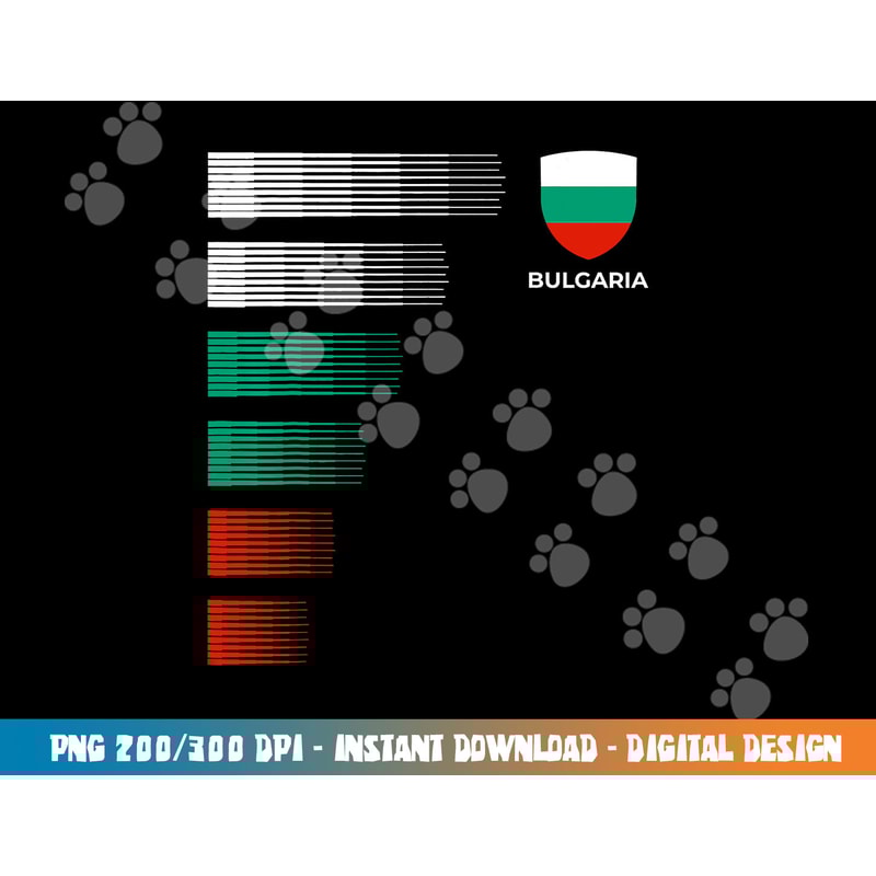 Bulgaria Flag Emblem Patriotic Bulgarian National Pride png, sublimation copy.jpg