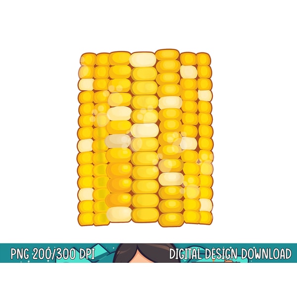 Corn Costume Halloween Shirt Cool Food Dress-Up Gift png, sublimation copy.jpg
