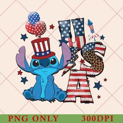 4th of july stitch png, patriotic disney png, fourth of july stitch png, disney independence day png, america png