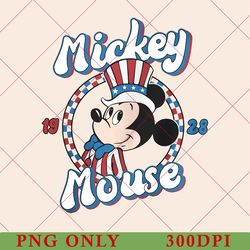 disney 4th of july png, disney characters png, patriotic png, fourth of july disney png, happy 4th of july png 300dpi