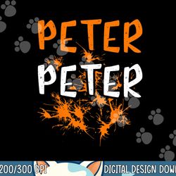 couples costume peter pumpkin eater splash halloween png, sublimation copy