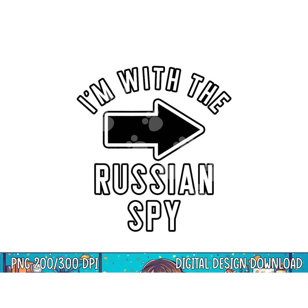 Couples Halloween Costume Shirts I m With The Russian Spy png, sublimation copy.jpg