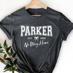 parker est. 2001 shirt, spiderman no way home parker 2001, parker t-shirt, spider 2023, marvel, spiderman t-shirt