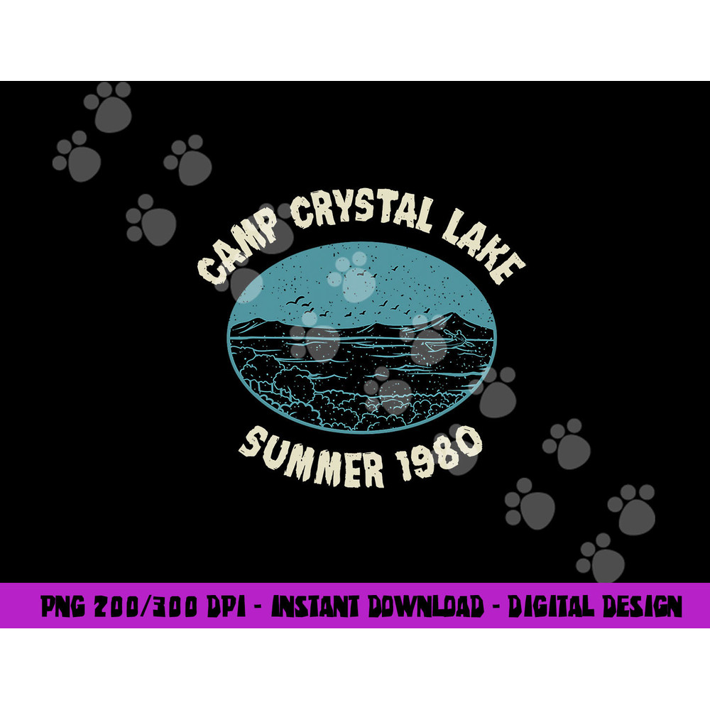 Camp Crystal Lake Summer 1980 - Horror Movie Halloween Gift png,sublimation copy.jpg