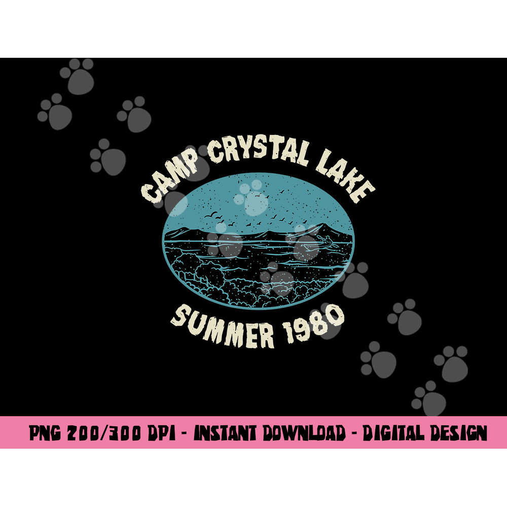 Camp Crystal Lake Summer 1980 - Horror Movie Halloween Gift png,sublimation copy.jpg