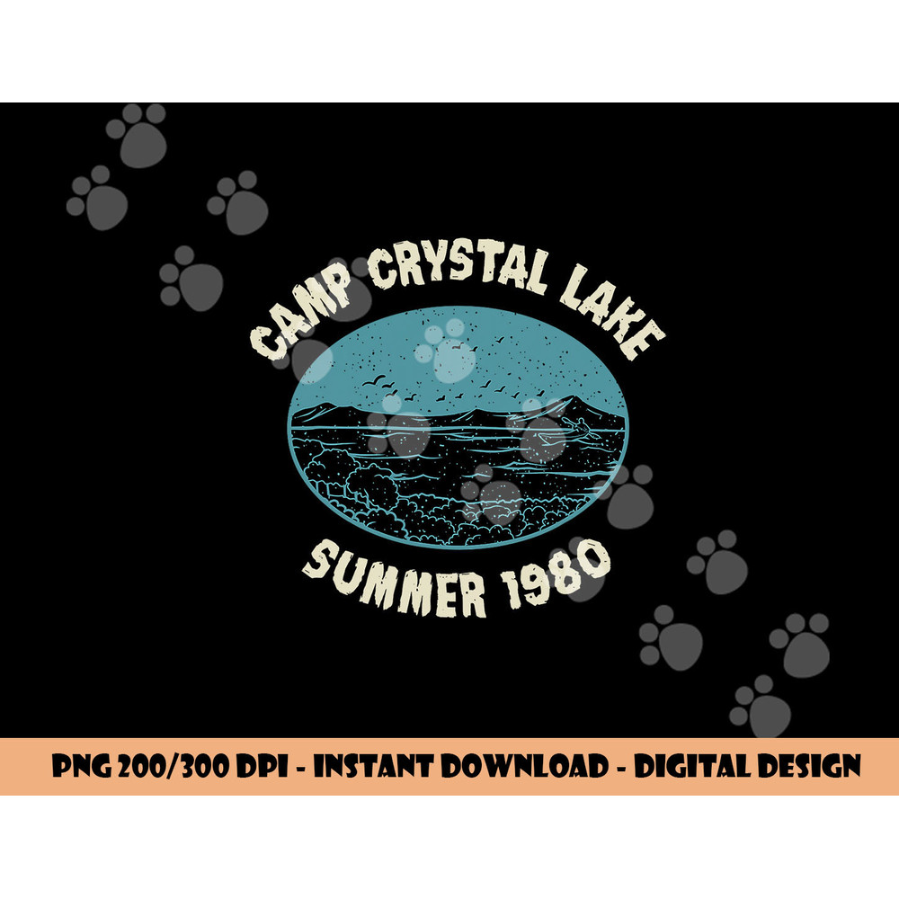 Camp Crystal Lake Summer 1980 - Horror Movie Halloween Gift png,sublimation copy.jpg