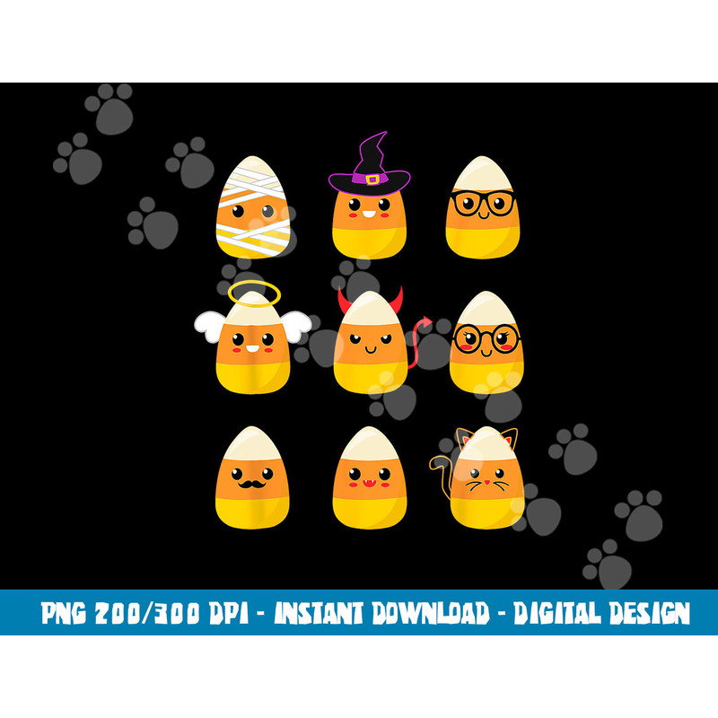 Candy Corn Costume Characters - Cute Halloween Kids png,sublimation copy.jpg
