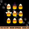 Candy Corn Costume Characters - Cute Halloween Kids png,sublimation copy.jpg