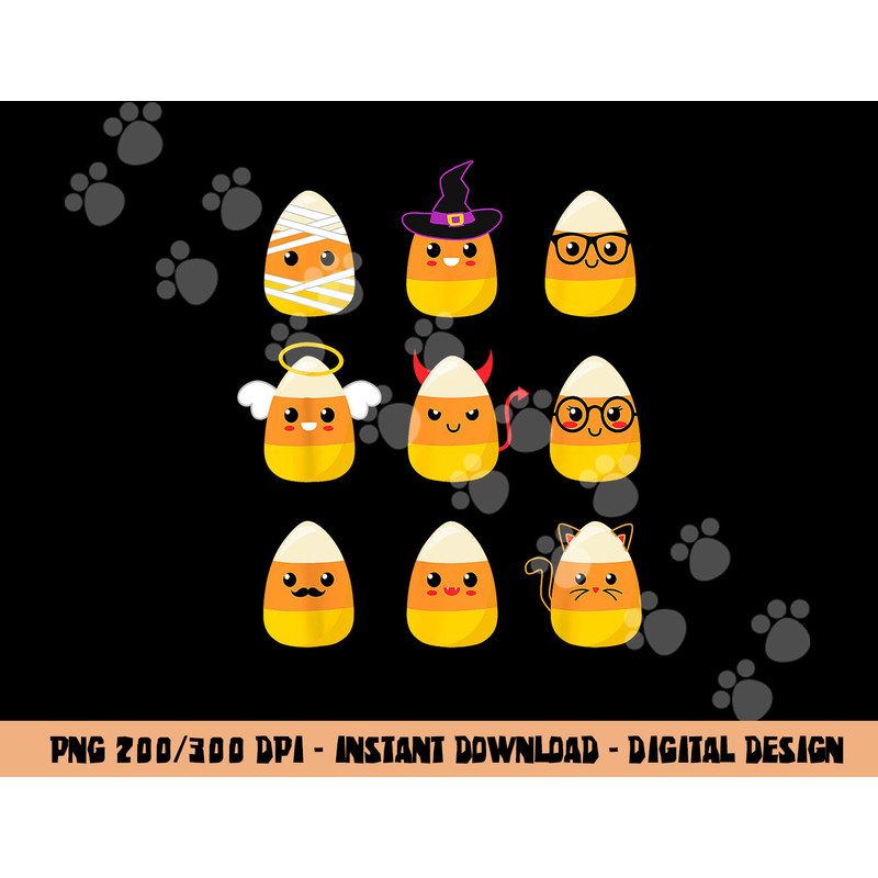 Candy Corn Costume Characters - Cute Halloween Kids png,sublimation copy.jpg