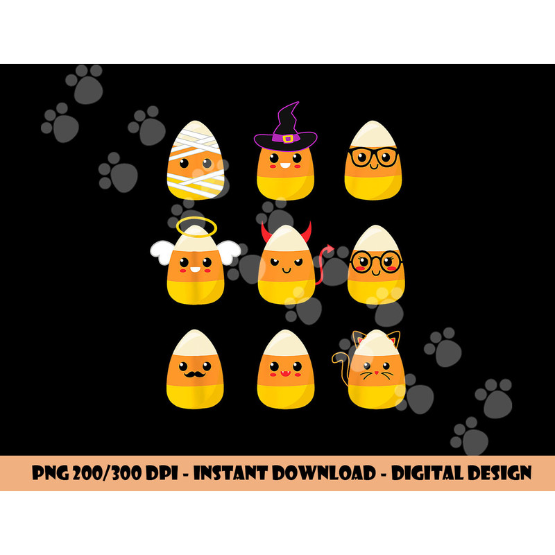 Candy Corn Costume Characters - Cute Halloween Kids png,sublimation copy.jpg