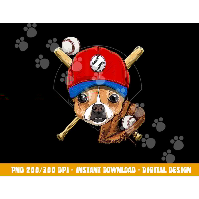 Chihuahua Baseball Dog Lovers Baseball Player png, sublimation copy.jpg