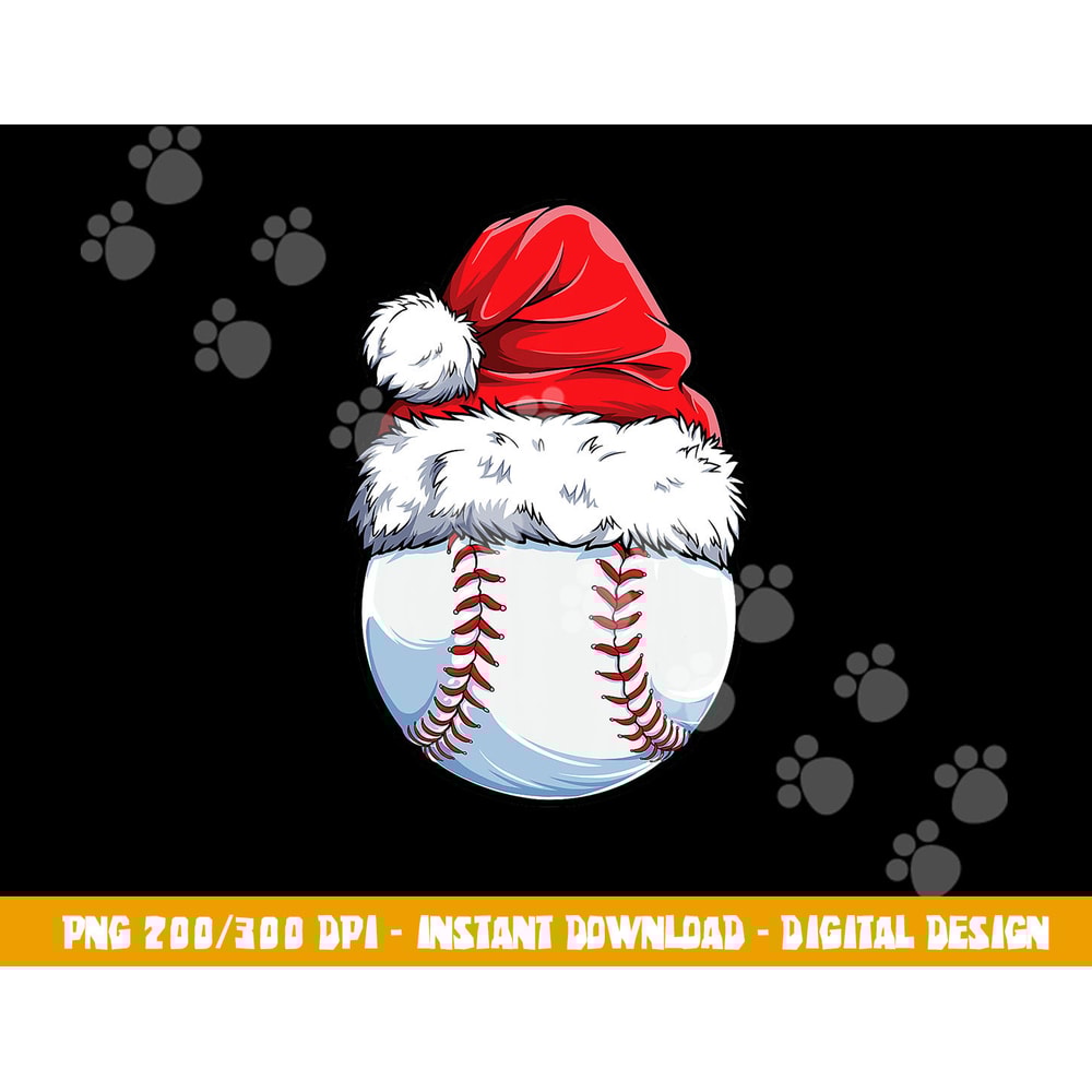 Christmas Baseball Ball Santa Hat Xmas Boys Catcher Pitcher png, sublimation copy.jpg
