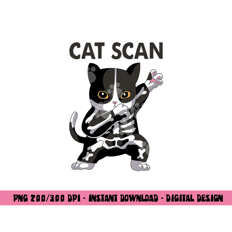 Cat Scan CT Scan Funny Cat X-Ray Pun Meme Rad Tech png,sublimation copy.jpg