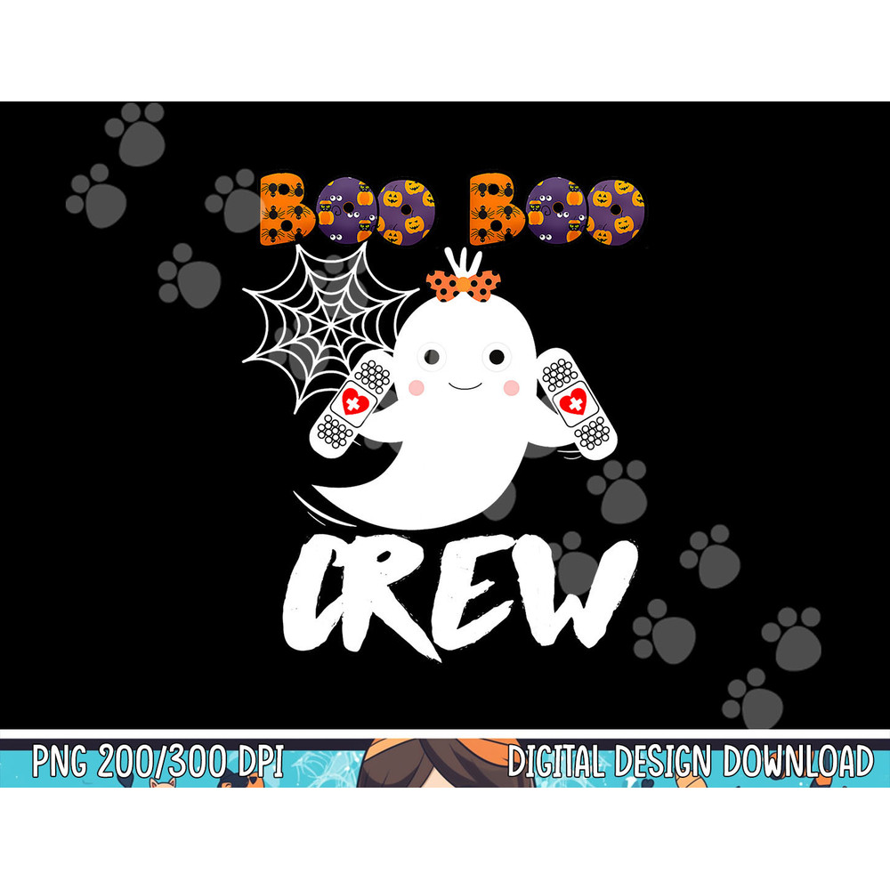 Boo Boo Crew Nurse Shirt Funny Halloween Costume Fun Gift png,sublimation copy.jpg