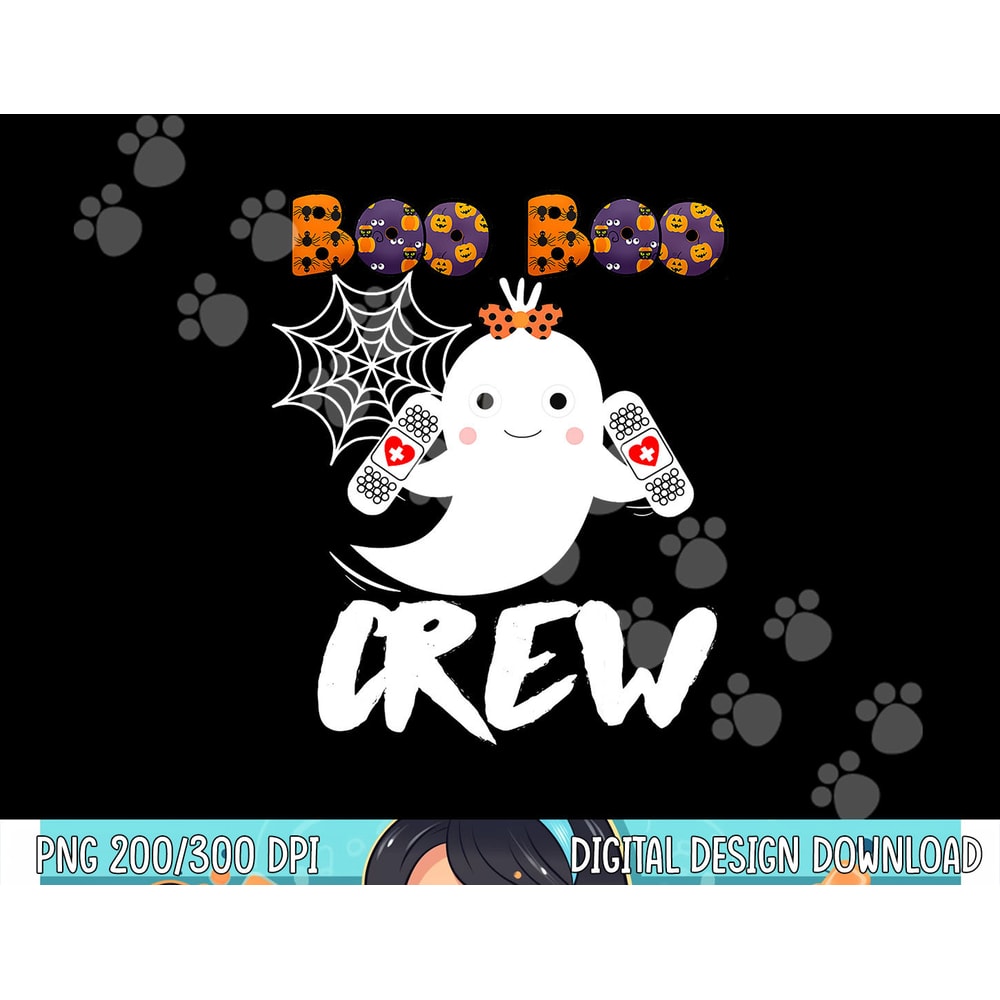 Boo Boo Crew Nurse Shirt Funny Halloween Costume Fun Gift png,sublimation copy.jpg