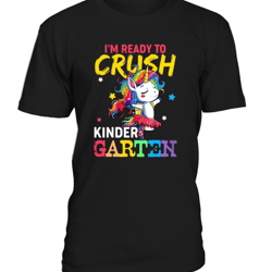 i'm ready to crush kinder graten shirt , kindergarten unicorn shirt, back to school shirt, unicorn lovers gift, kinderga