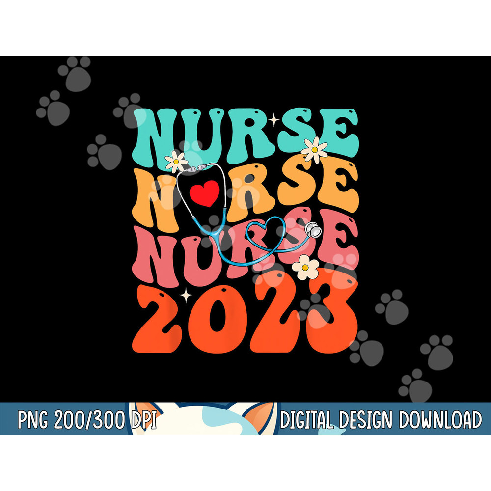Cute Groovy Stethoscope Nurse Life Nursing Nurse Week 2023 png, sublimation copy.jpg