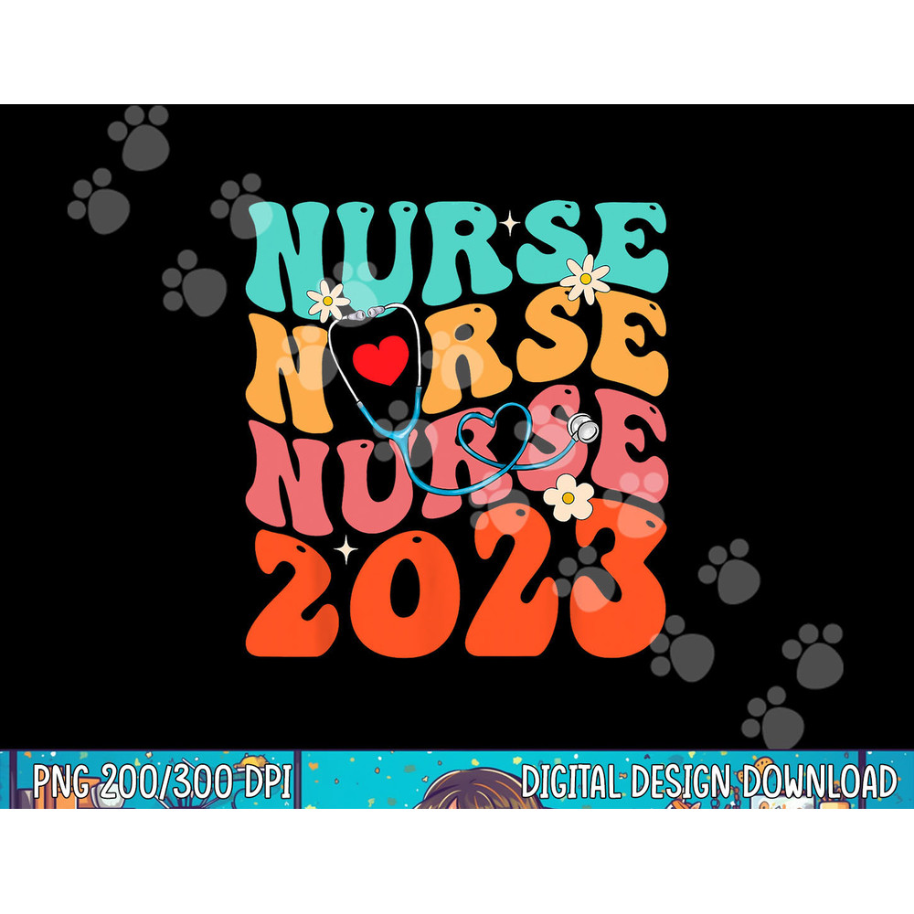 Cute Groovy Stethoscope Nurse Life Nursing Nurse Week 2023 png, sublimation copy.jpg