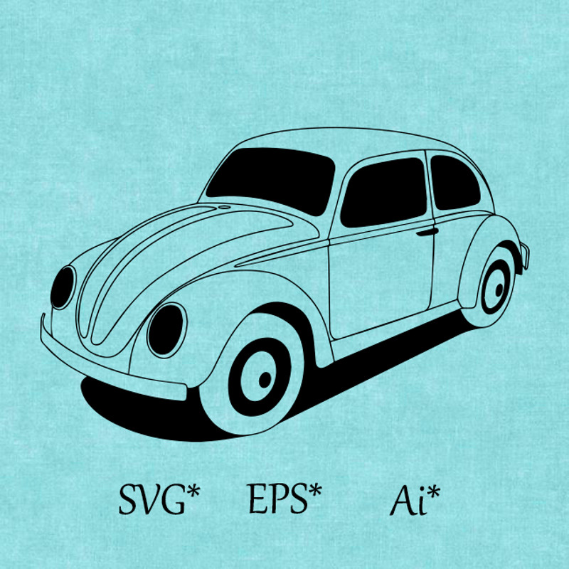 Retro Cars SVG Sports Car Racing Car Enthusiast Kids Room Boy's Room Garage Digital SVG EPS AI