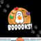 Booooks Ghost T Shirt Boo Read Books Library Gift Funny png,sublimation copy.jpg