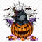 Halloween Black Cat Pumpkin PNG Sublimation Design,Baby Cat With Pumpkin Halloween Png File, Pumpkin Spooky Season Png, Digital Download - 1.jpg