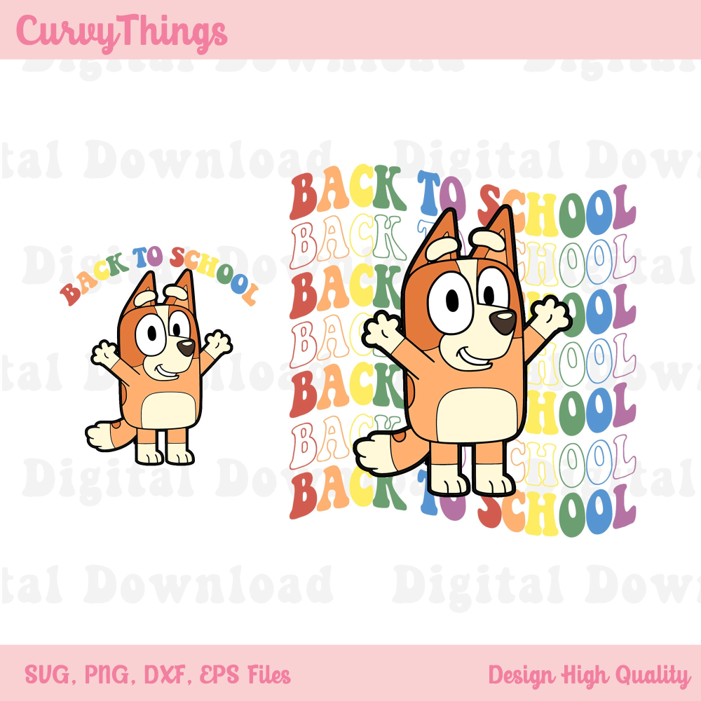 Bingo Back To School Png, Bingo Happy First Day Of School Png, Bingo School Png - 1.jpg