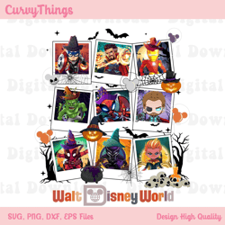 avenger super hero halloween png, marvel studio halloween png, iron man spider captian america png