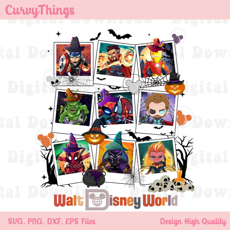 Avenger Super Hero Halloween Png, Marvel Studio Halloween Png, Iron Man Spider Captian America Png - 1.jpg