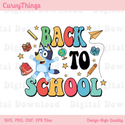 bluedog comeback to school png, first day of school bluedog png, bluedog graduated png