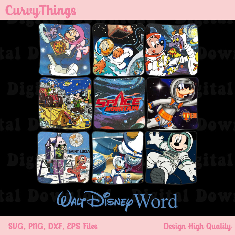 Mickey And Friends Space Png, 90's Space Mountain Png, Vacay Mode Png, Family Vacation Png, Astronaut Neon, Magical Kingdom Png - 1.jpg